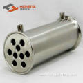 Sanitary stainless steel condenser for BHO extractor